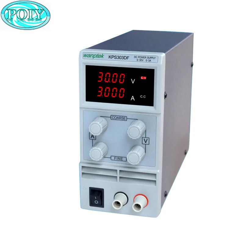 KPS303DF 30V3A 110V-230V 0 1 V/0.001A ЕС Светодиодный Цифровой Регулируемый переключатель