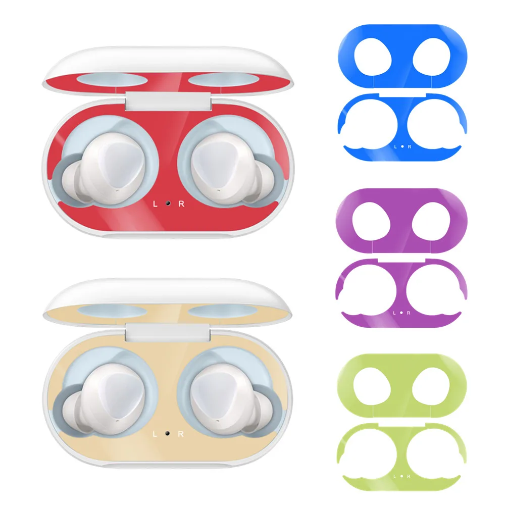 Металлические пыленепроницаемые наклейки для Samsung Galaxy Buds Bluetooth наушники зарядное