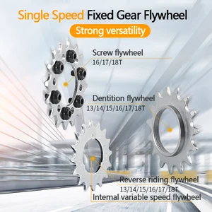 Велосипедный дисковый тормоз, Фиксированное колесо, маховик, 13T, 14T, 15T, 16T, 17T, 18T