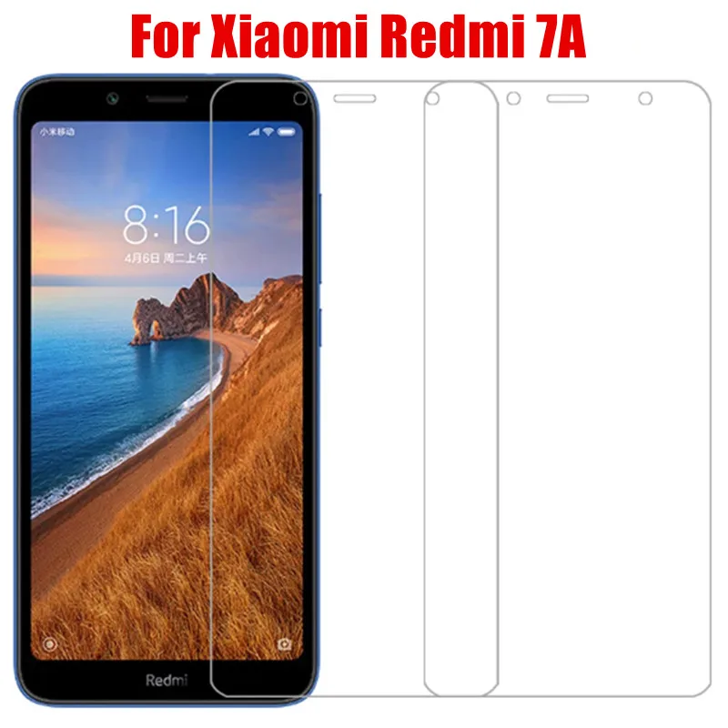 

2pcs 9H Protective Glass For xiaomi redmi 7a xiomi Redmi7A Screen Protector Tempered Glass on Ksiomi Redmi 7a Safety Phone Glass