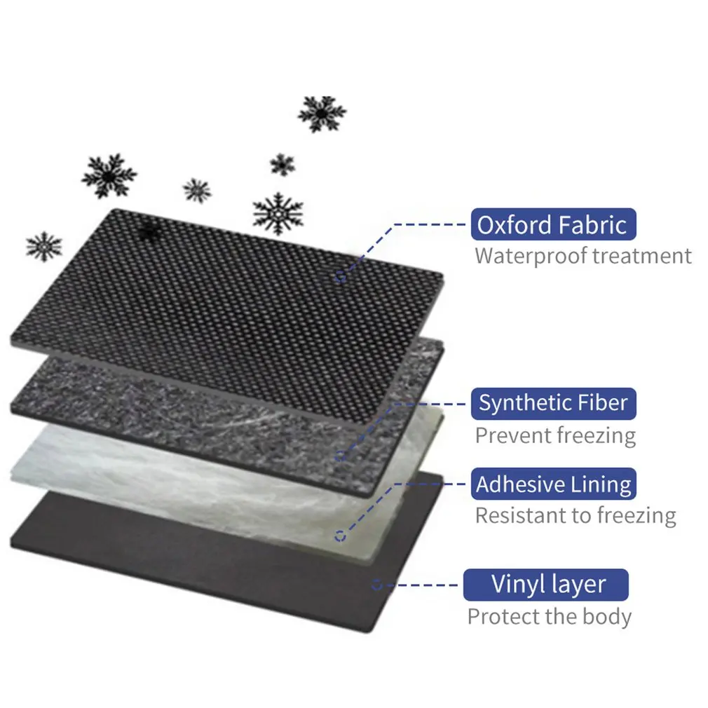 

Automobile Magnetic Sunshade Cover Car Windshield Snow Sun Shade Waterproof Protector Cover Car Front Windscreen Cover