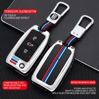 zinc alloy silica gel car key case shell buckle luminous for roewe mg mg3 mg5 mg6 mg7 gt gs for 350 360 750 w5 rx5 zs 3 keys hig