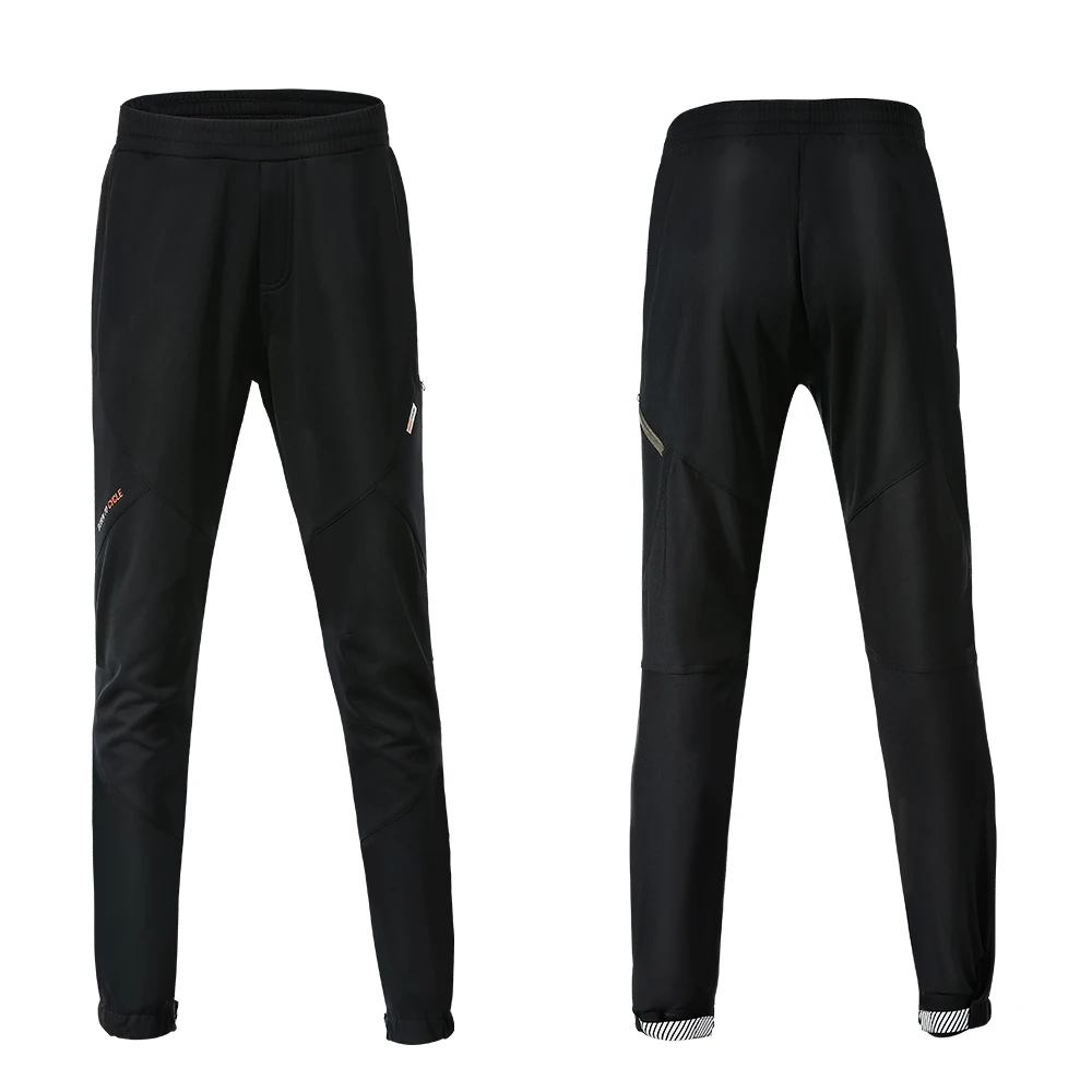 

Men Cycling Pants Reflective Winter MTB Pants No Padded Breathable Windproof Long Trousers Asian Size