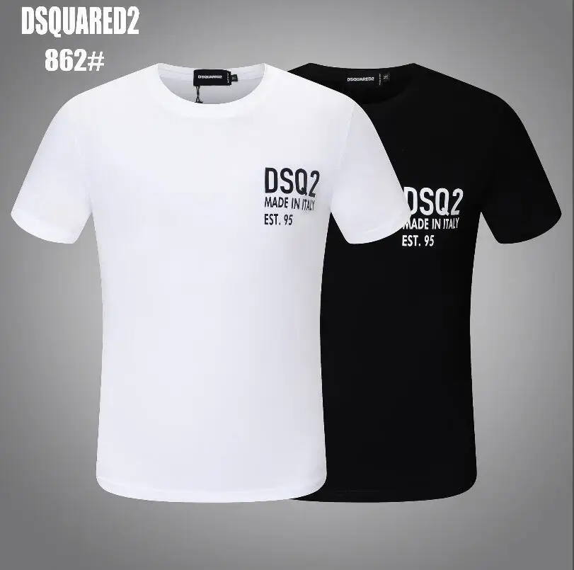 

DSQUARED2 Men's Cotton T-shirt Letter Print Top 862#