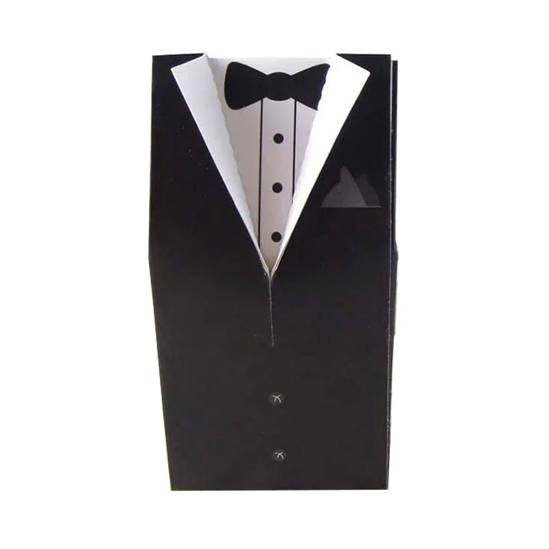 Groom 3 10 шт./лот, свадебные платья жениха и невесты, коробка для конфет, подарочные сумки, коробки для подарков, свадебная бонбоньерка, сделай сам, вечерние украшения для мероприятий - Цвет: Groom 3