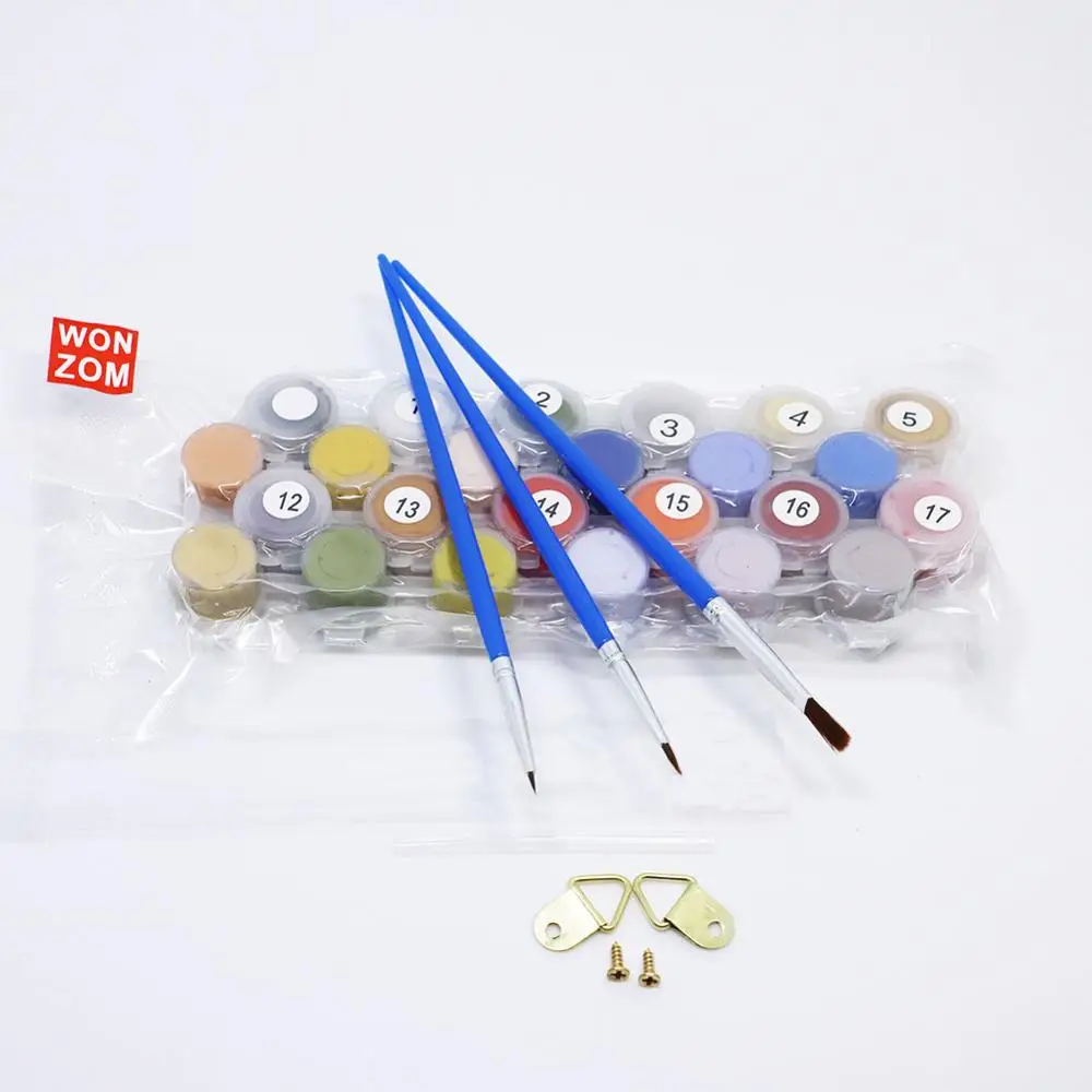 DIY черепа Краски по номерам Акриловая ing комплект для детей и взрослых 16 &quotx 20&quot