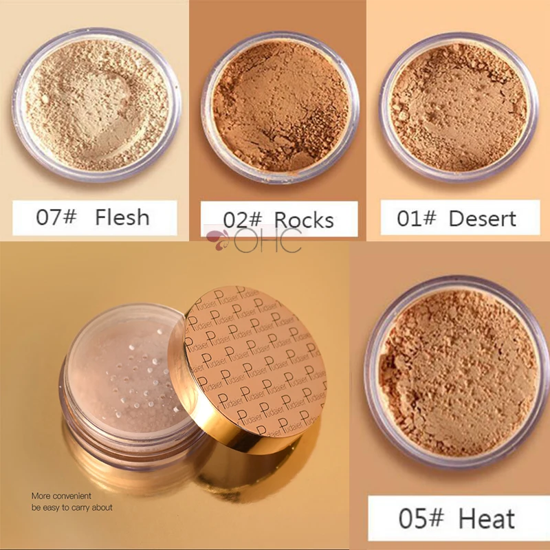 Банановый порошок роскошный минеральный бронзер матовый контроль масла ТЕМНЫЙ