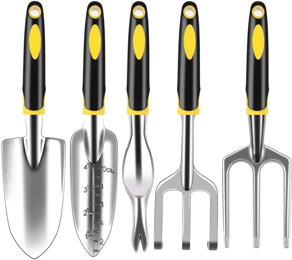 Набор садовых инструментов из нержавеющей стали набор для посадки вилка шпатель