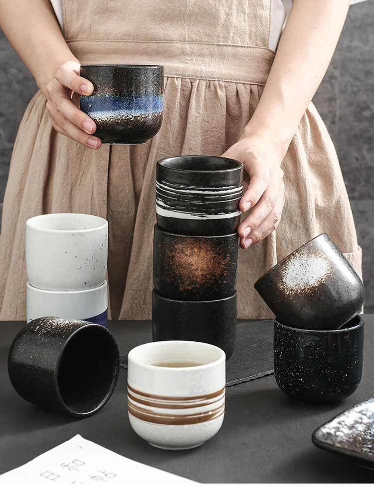 

Konco Coffee cups Handmade Mugs Sake Cup Tea cup in Ceramics mugs Japanese Sake Tea Mug Drinkware cup