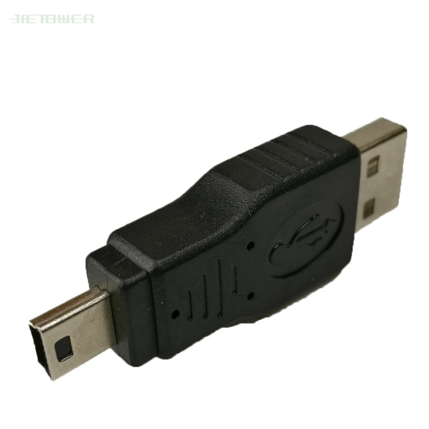 

300pcs/lot Mini Usb 5pin Male Plug To A USB 2.0 Male Jack Adapter Mini 5pin Male USB Converter for MP3 Camera Car AUX