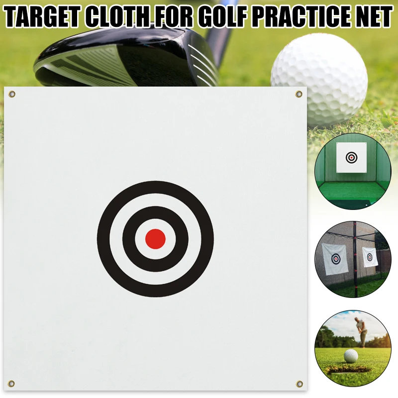 

Golf Practice Golf Target Cloth Batting Cage Bullseye Cloth Durable Extra-Thick Canvas Bullseye Swing Practice Target CM