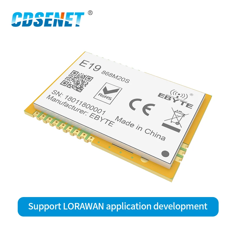 LoRa 868 MHz SX1276 SX1278 приемопередатчик беспроводной rf модуль 100mW CDSENET E19 868M20S Дальний