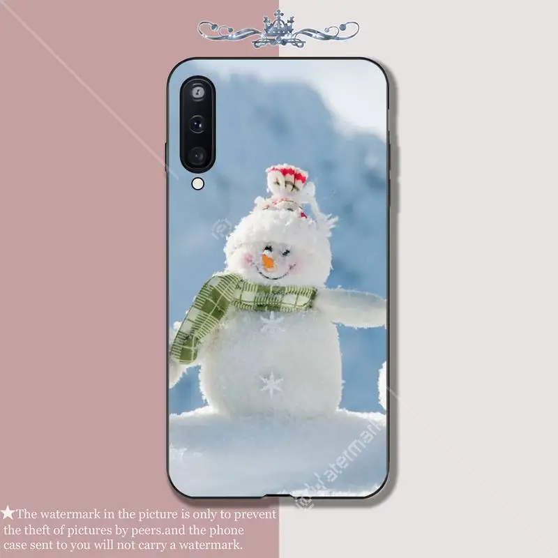 Yinuoda Рождественский Снеговик новогодние подарки роскошный телефон для Samsung galaxy A10