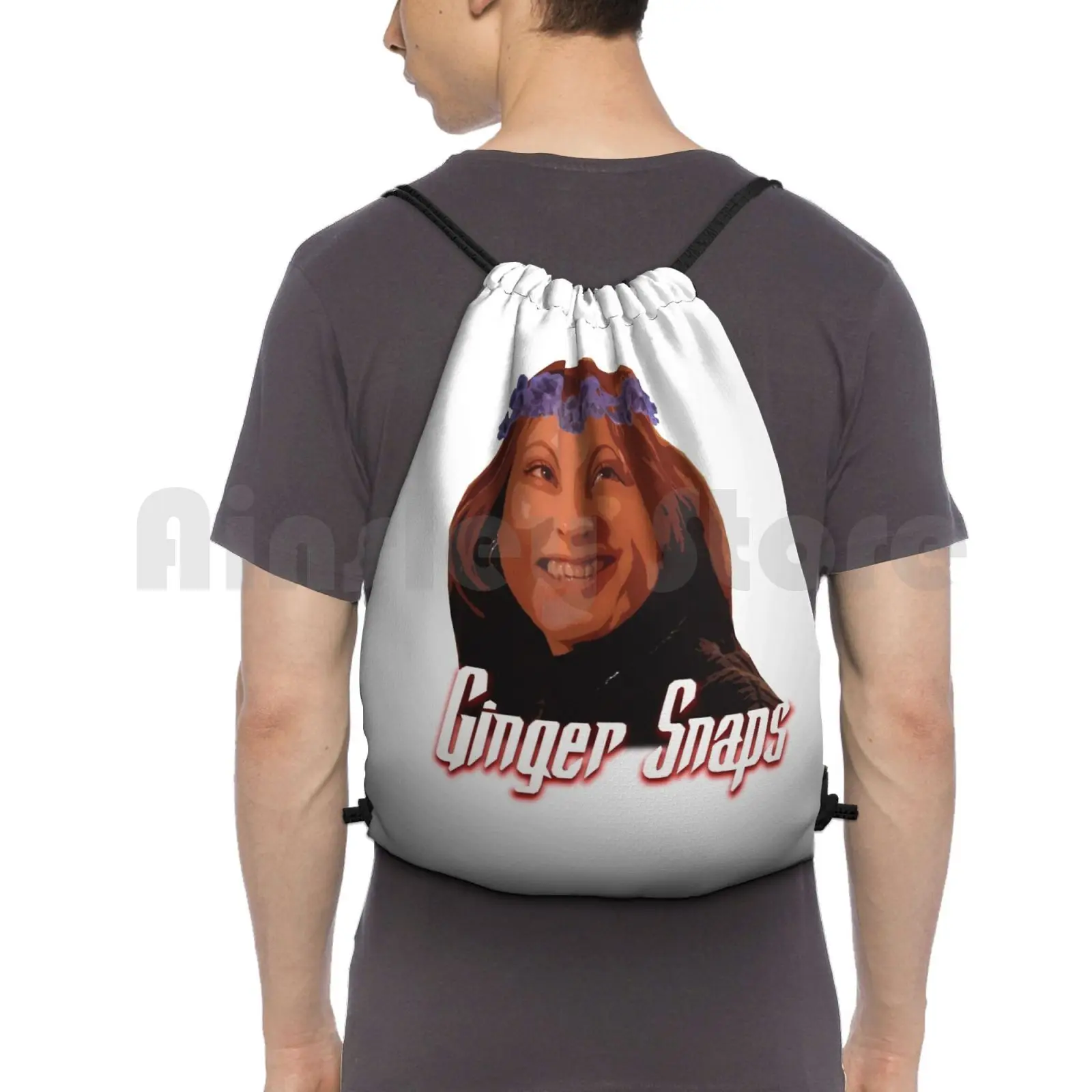 Рюкзак Ginger Snaps-Wolfsbane с короной сумка на шнурке спортивная для верховой езды