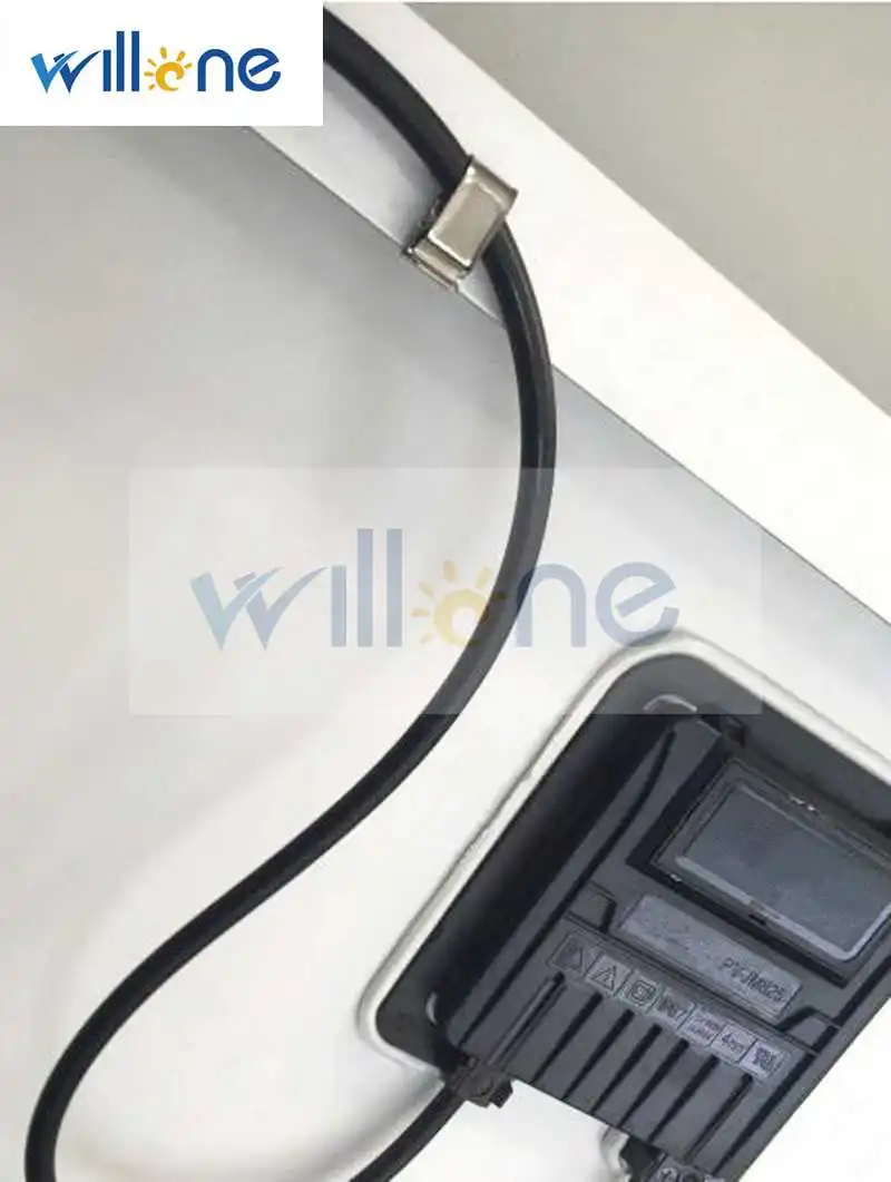 Willone 100 шт. PV солнечные кабельные зажимы из нержавеющей стали для крепления солнечного кабеля