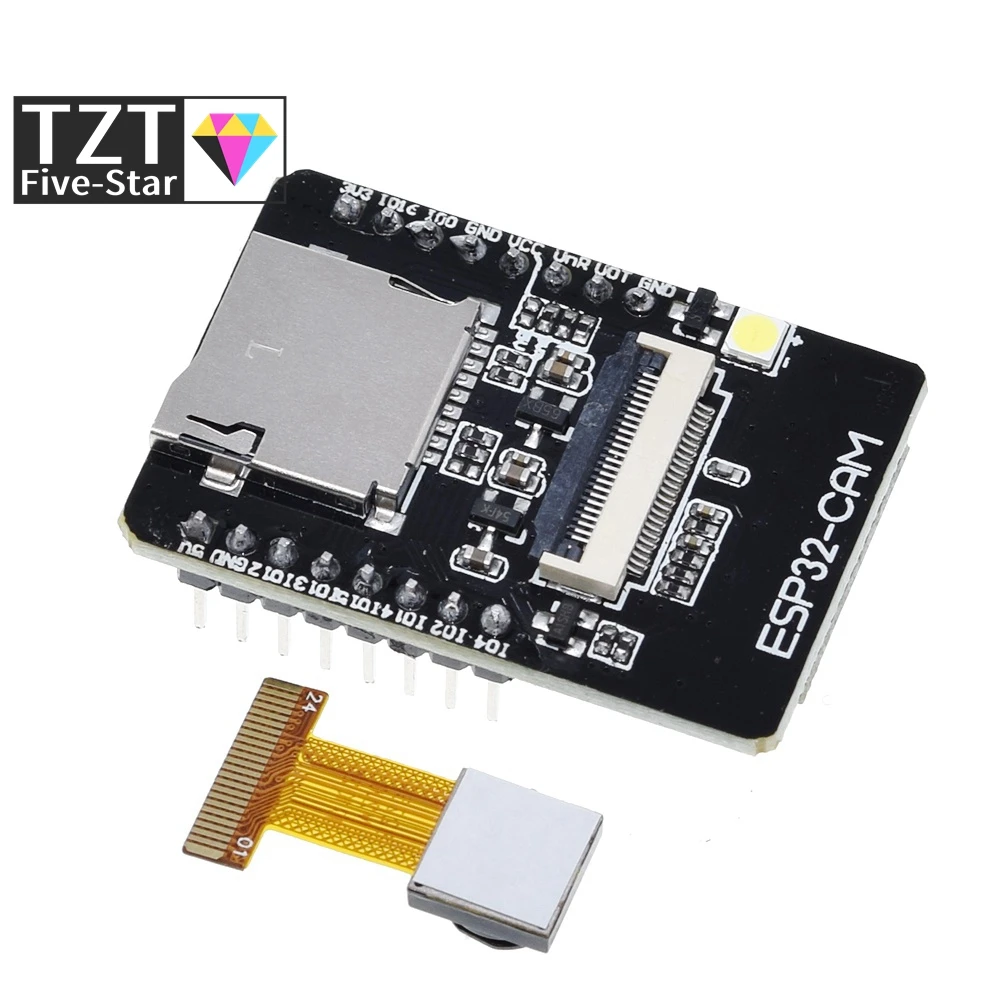 ESP32-CAM WiFi + Bluetooth Module Camera Development Board ESP32 with OV2640 2MP For Arduino | Электронные компоненты и
