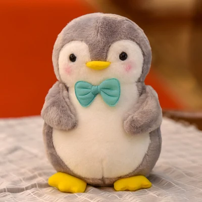 Type E Симпатичные Hug фрукты овощи Пингвины плюшевые игрушки мягкая игрушка-пингвин игрушка с галстуком для детей подарок на день рождения - Цвет: Type E
