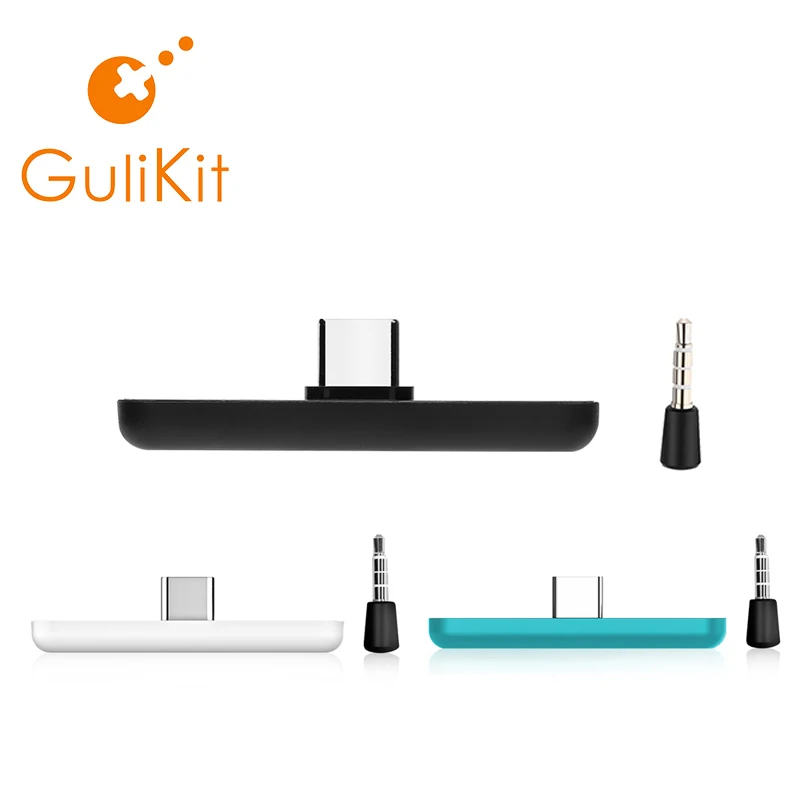 

Gulikit Route Air Pro Bluetooth Audio Type-C Transmitter with Microphone for Nintendo Switch&Switch Lite PS4 PS5 PC