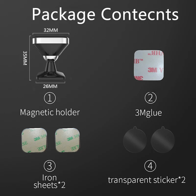 

Essager Magnetic Car Phone Holder For iPhone Xiaomi Samsung Air Vent Mount Mobile Phone Stand Magnet Supporter Holder in Car