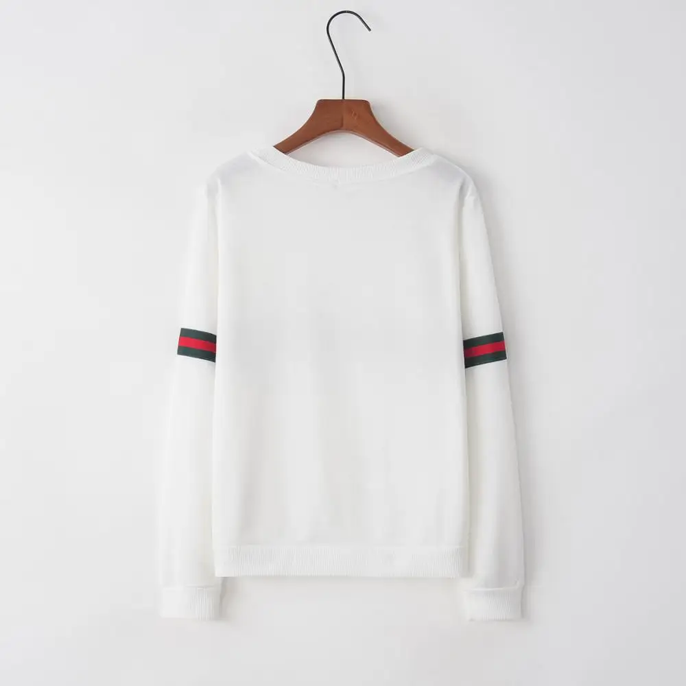 Женская свободная кофта с длинным рукавом и круглым вырезом|Женские толстовки