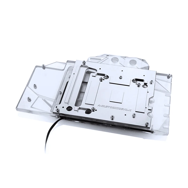 Водяной блок Bykski для Dataland Power Color 5700XT Red Devil /Dragon GPU Cooler A-DL5700XTDEVIL-X | Компьютеры и офис