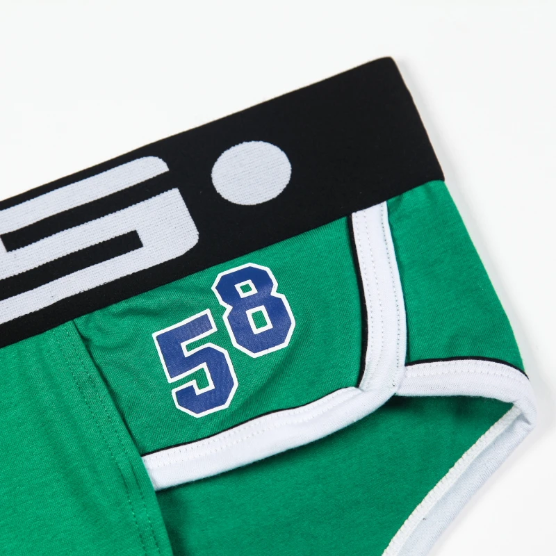 Мужские трусы брифы бикини BS черные слипы с мешочком сексуальное нижнее белье