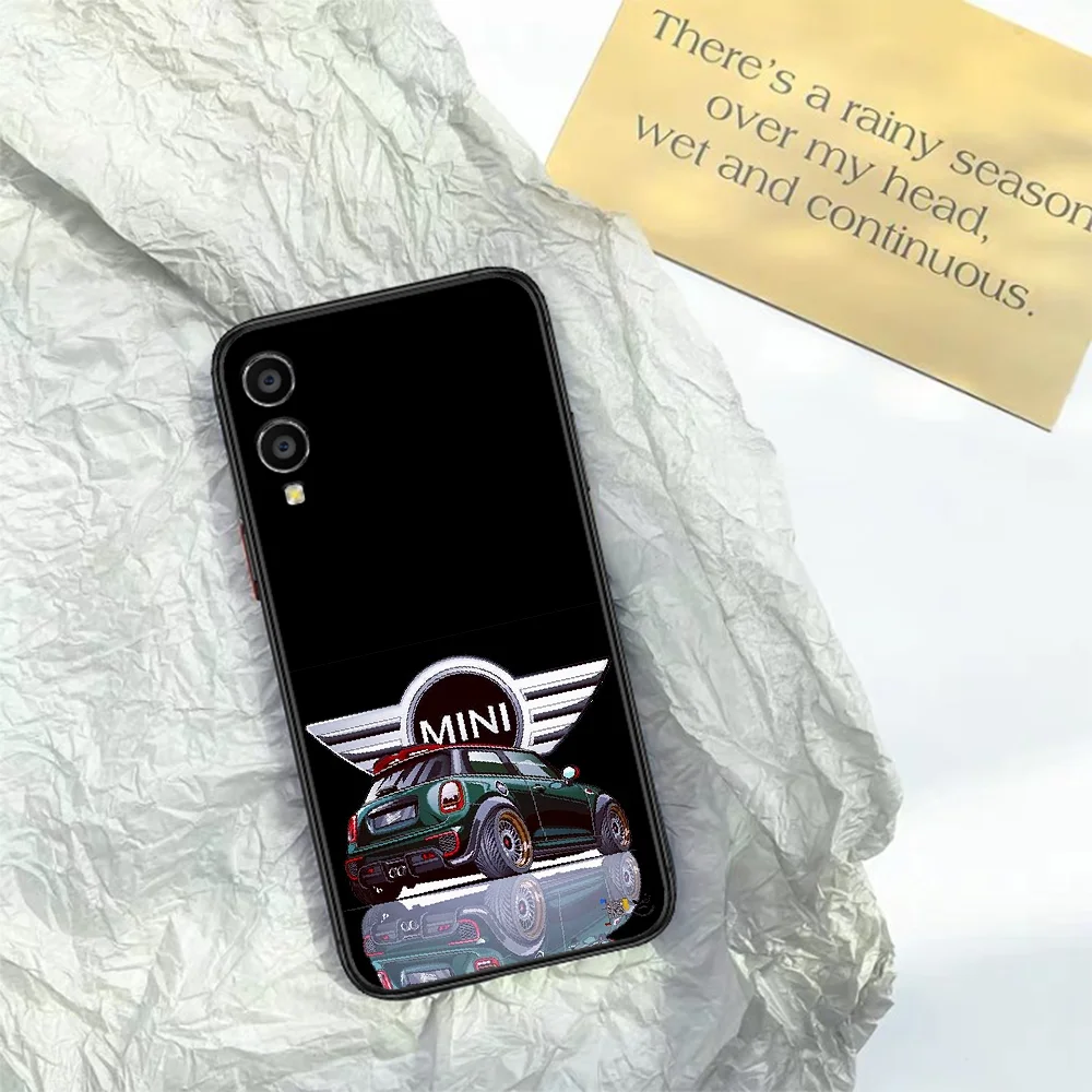

Mini cooper Car Phone Case For HUAWEI Honor 6 7 8 A S 9 X Mate 10 20 30 i Lite Pro Y7 2019 black Waterproof Painting Bumper Soft