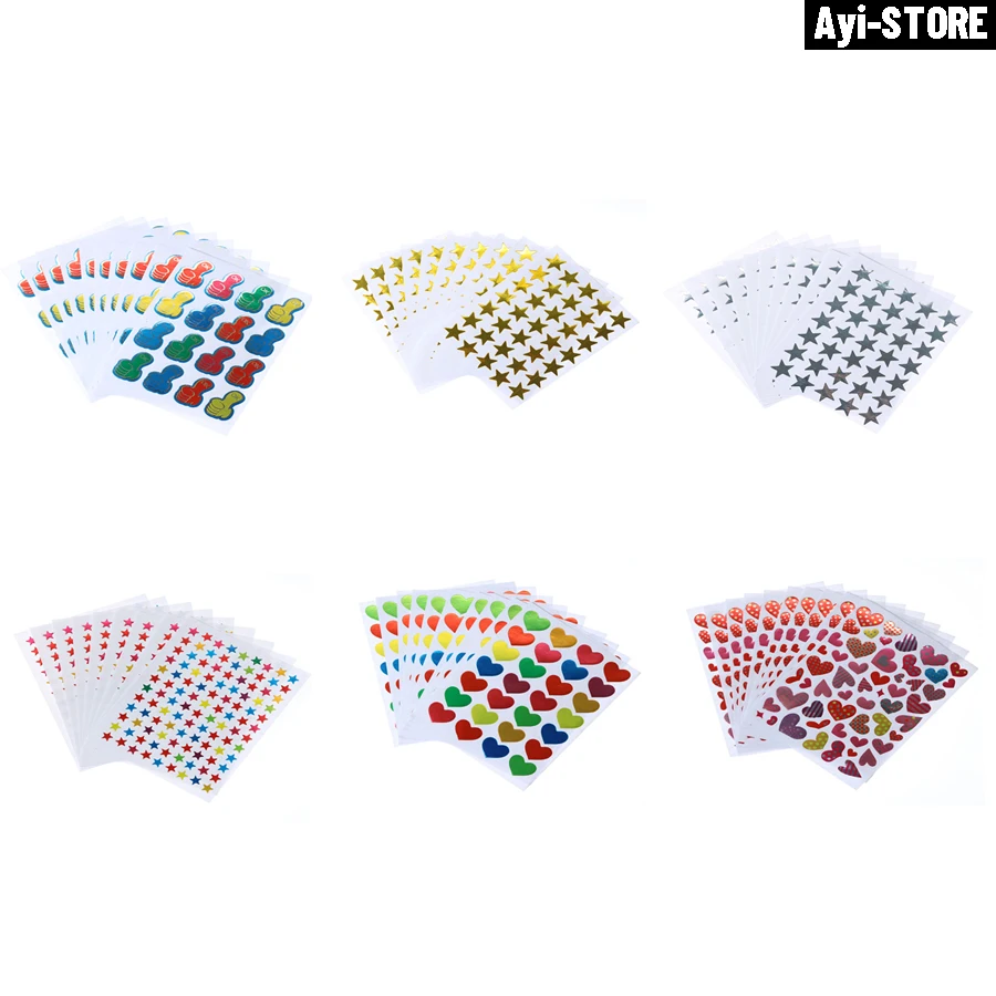 10 шт./пакет Детская позолоченная наклейка блестящая для мамы учителя хвалю