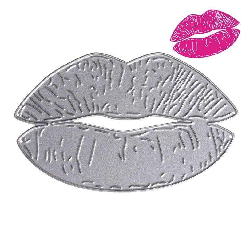 

Lips Cutting Dies Stencils Scrapbook Album Embossing Card DIY Craft Decor