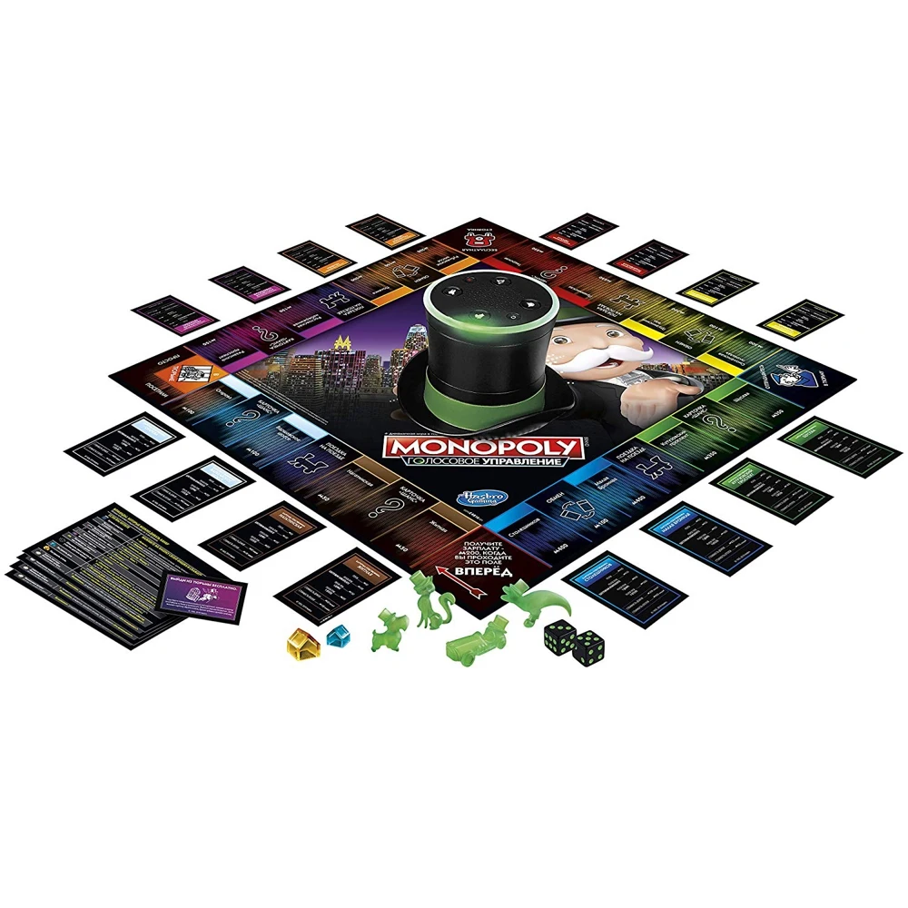 Настольная игра Монополия Голосовое Управление E4816121 MONOPOLY | Игрушки и хобби