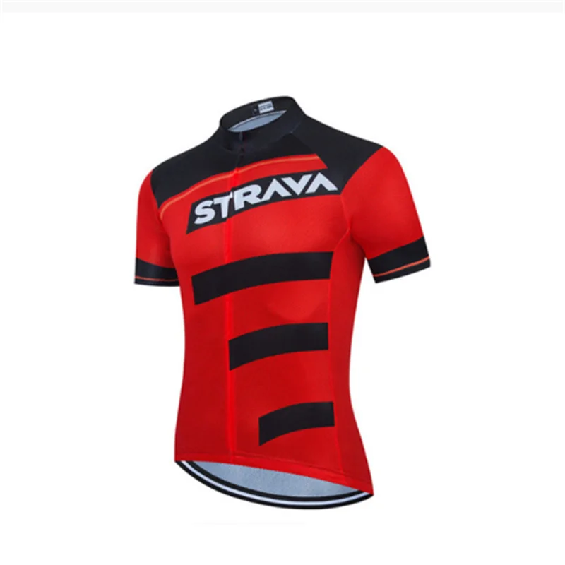 

Bicycle Clothes Men Cycling Summer Pro Team STRAVA Road Bike Short Sleeve Clothing Men's Mtb Jersey Sport Wear