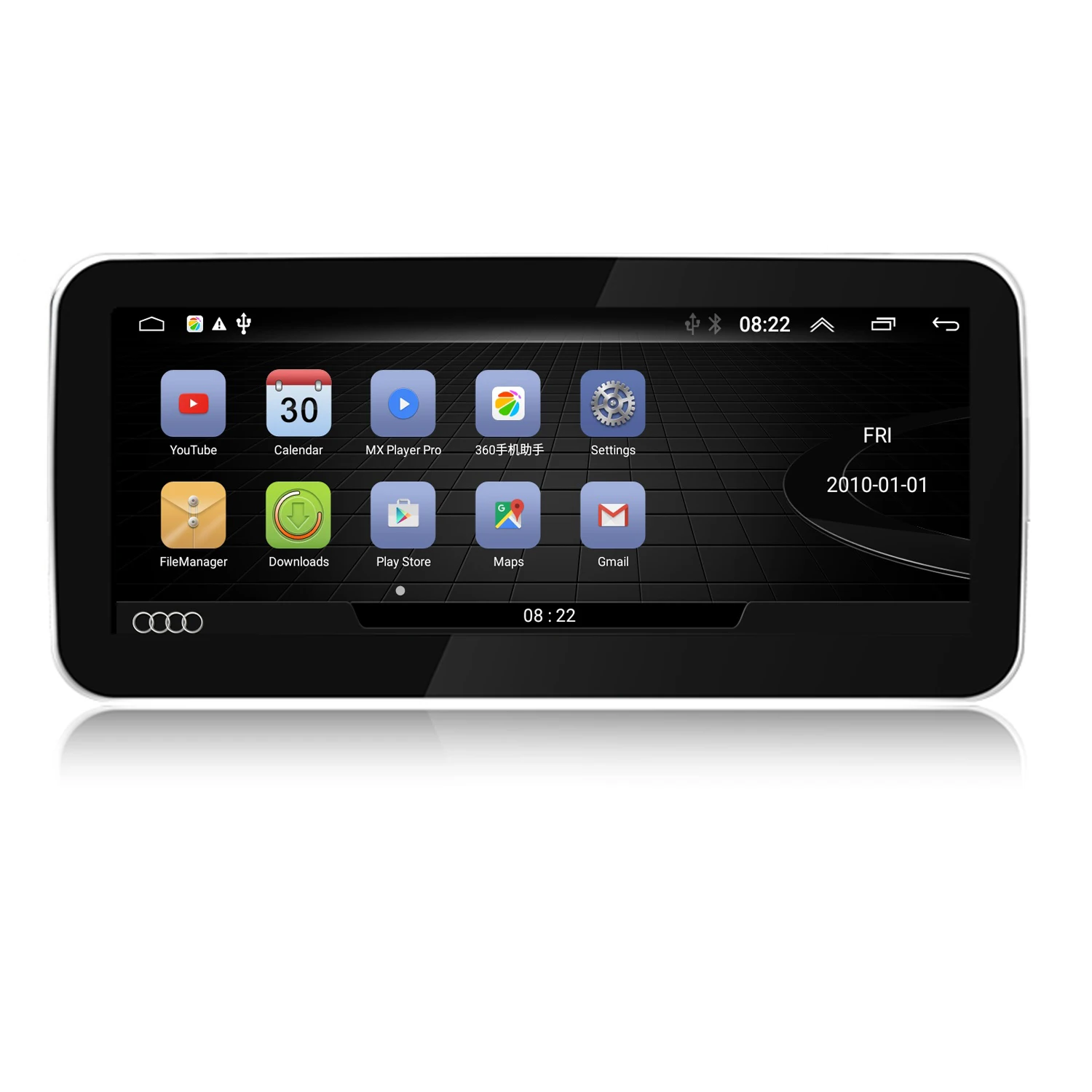 COIKA Система Android 9,0 автомобильный экран плеер для Audi A4L B8 A5 2009- gps Navi Мультимедиа Стерео 2+ 32 Гб ram wifi Google BT ips
