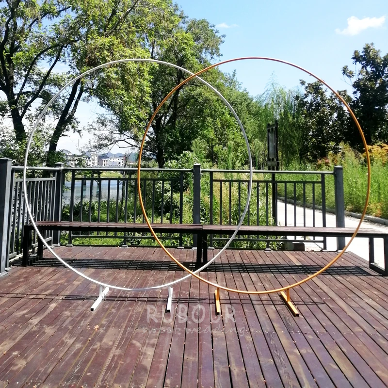 2 м круглая железная свадебная АРКА уличная лужайка свадебное украшение