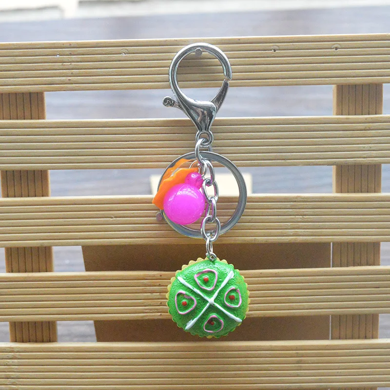 Брелок для ключей в виде сэндвич хлеба подарок на день рождения 2020 | Украшения и