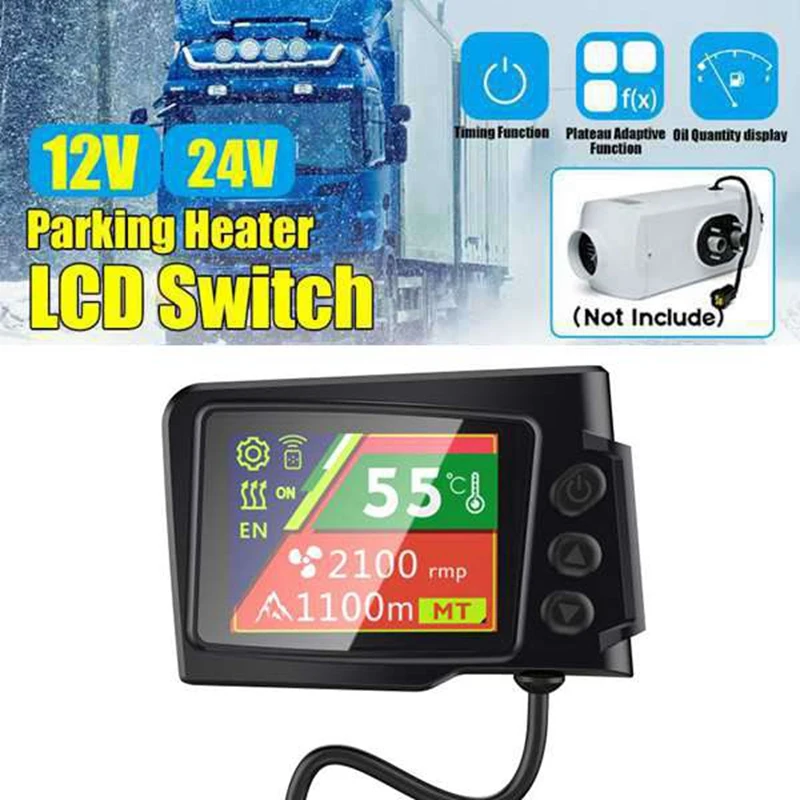 12V/24V Air Heater LCD Monitor Switch&ampRemote Control&ampControl Board Motherboard for Truck Parking Accessories | Автомобили и