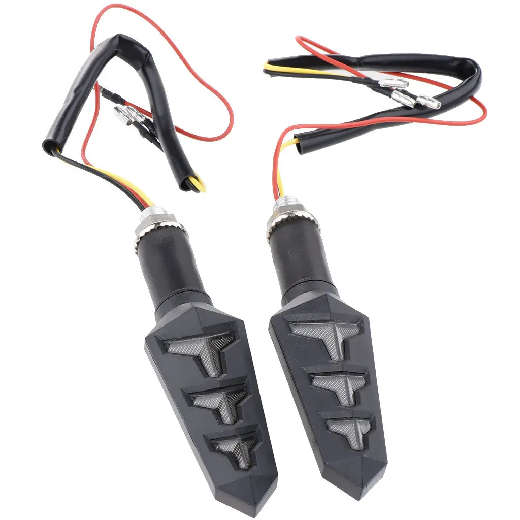 

Turn Signal Light Motorbike LED Arrow Indicators Driving Fog Super Bright Lamp