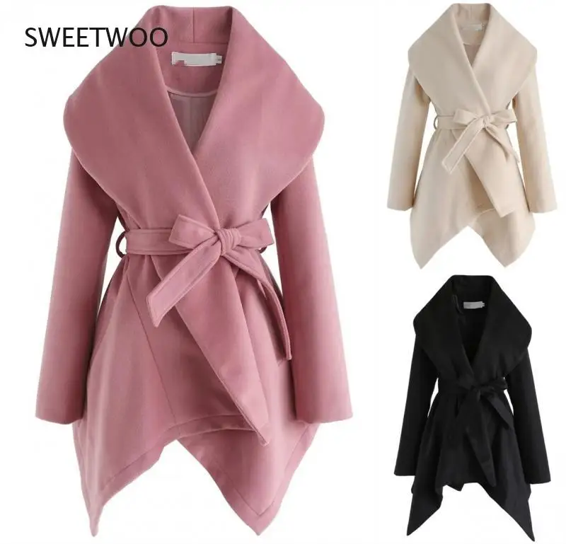 

Women Wool Blends Jackets Female Solid Coats Outdoor Outwears Slim Fit Women's Clothing Fashion 2021 Autumn Spring Jacket