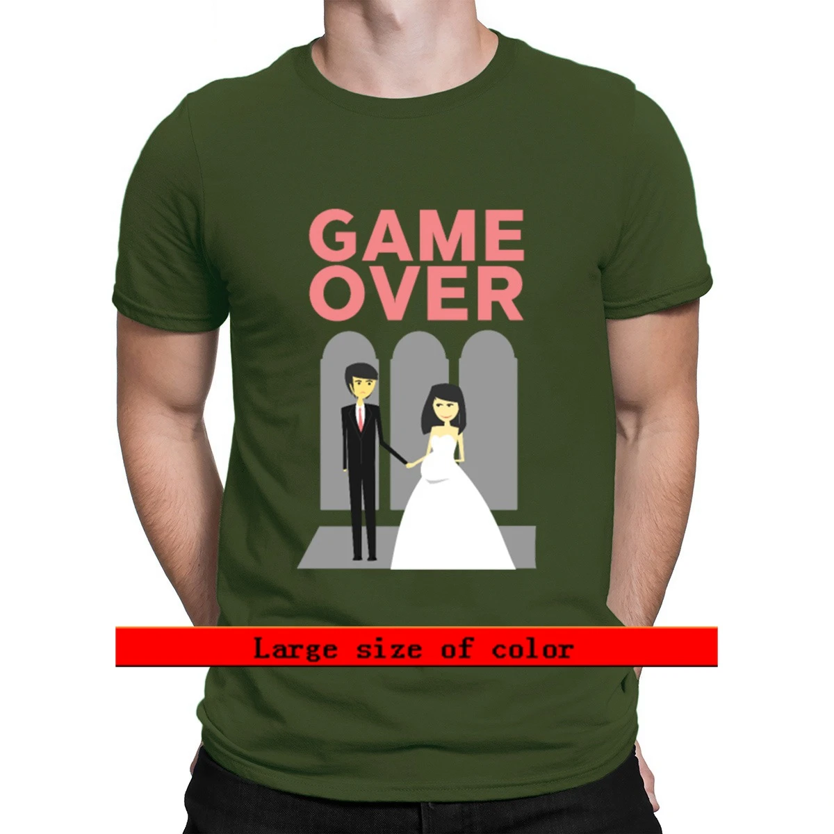 

Game Over Iam Married 2021 T Shirt Tee Shirt Fit Plus Size 5xl Designer Unique Breathable Original Spring Autumn Shirt