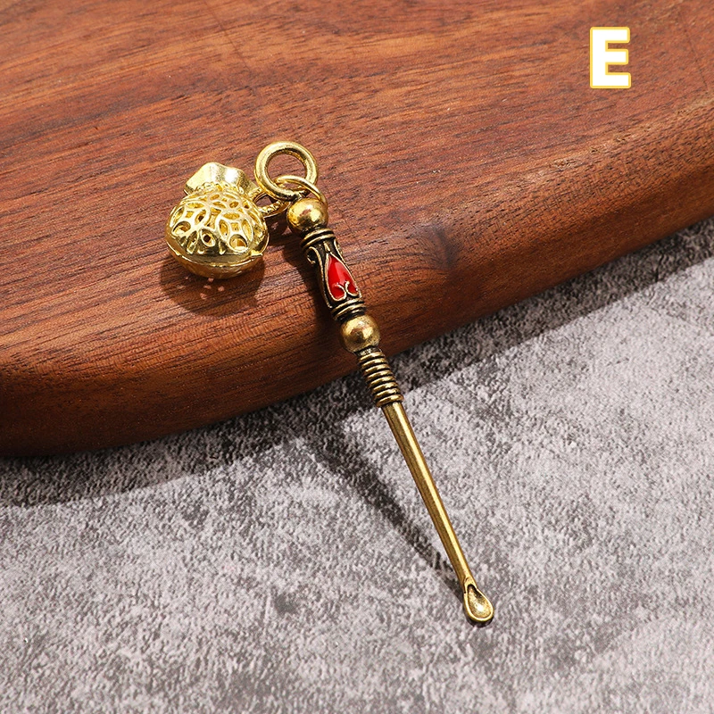 

1 шт., медные ложки для ушей в стиле ретро