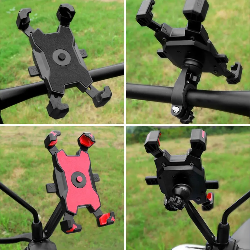

BG-116 Bicycle Mobile Phone Holder Plastic 360 Degree Rotating Electric Bike Motorcycle Adjustment Bracket