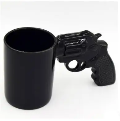 Пистолета творческой личности стильная кофейная кружка молочная студенческая
