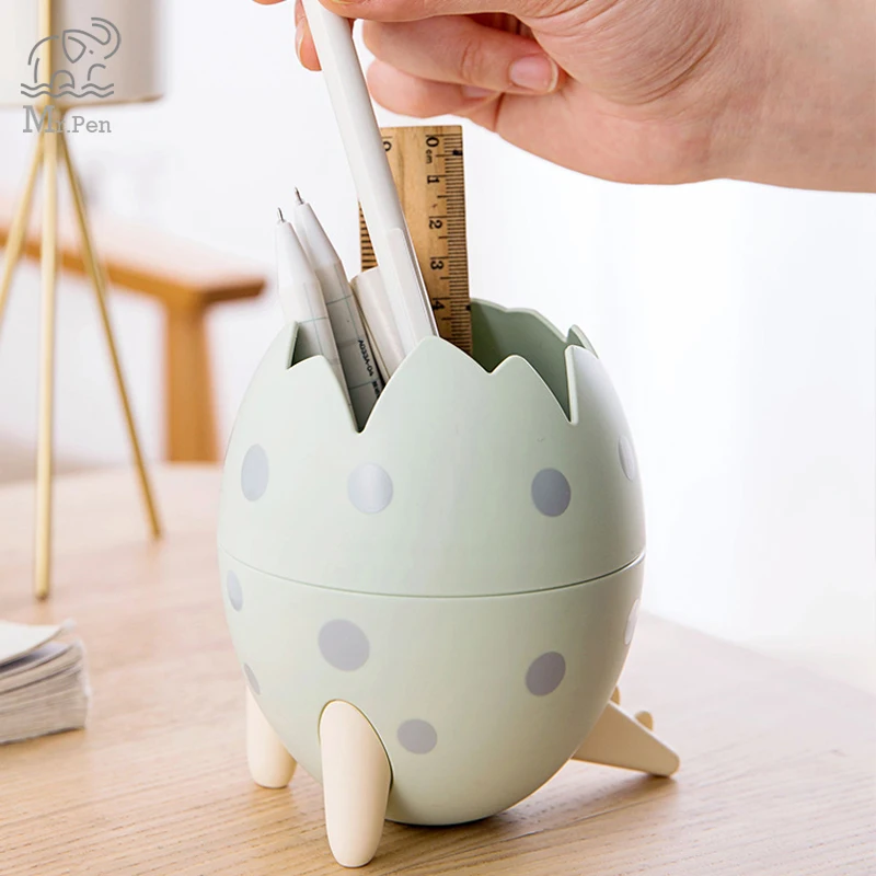Креативный держатель для ручек в форме яйца динозавра настольный органайзер