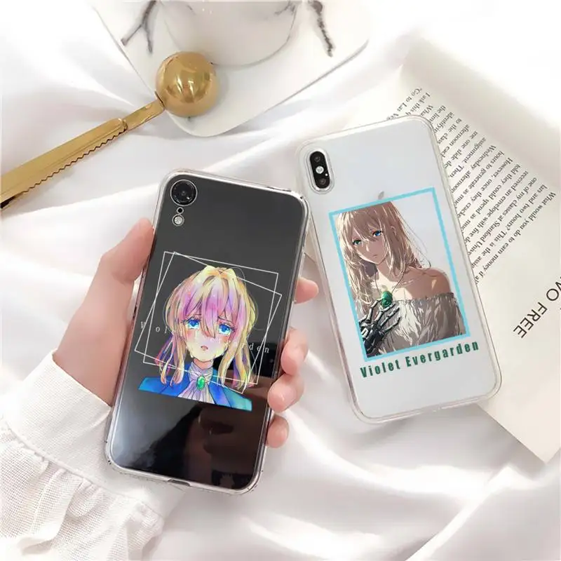 

Yinuoda Violet Evergarden Anime Phone Case for iPhone 11 12 13 mini pro XS MAX 8 7 6 6S Plus X 5S SE 2020 XR cover