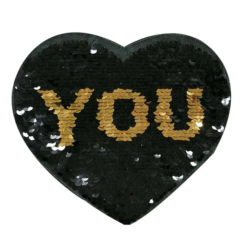 Модный рисунок с блестками переворачивающиеся патчи меняющие цвет пайетки