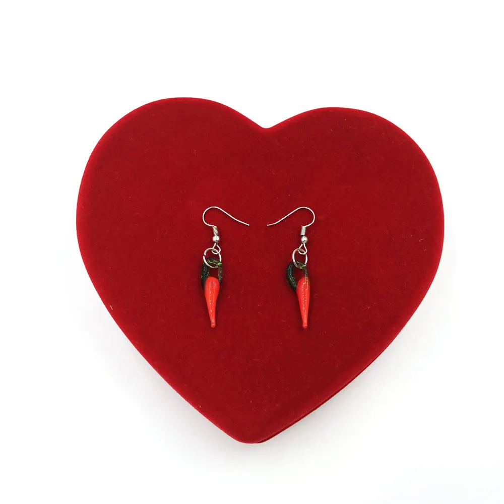 1 пара модные красные серьги с перцем чили|Сувениры для вечеринок| |