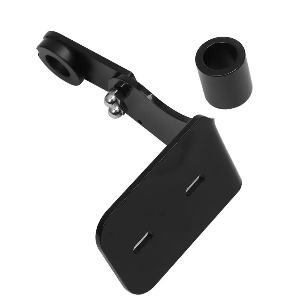 Черный модифицированный кронштейн для номерного знака с боковым креплением