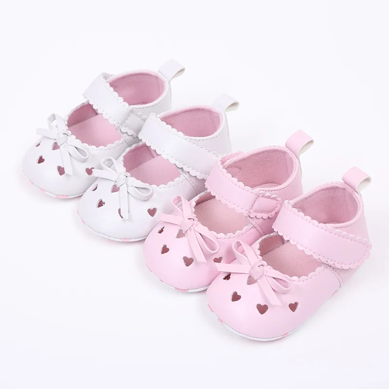 

Fashion Baby Girl Shoes Handmade Soft Bottom Baby Shoes Moccasin Newborn PU leather First Walkers 0-18M