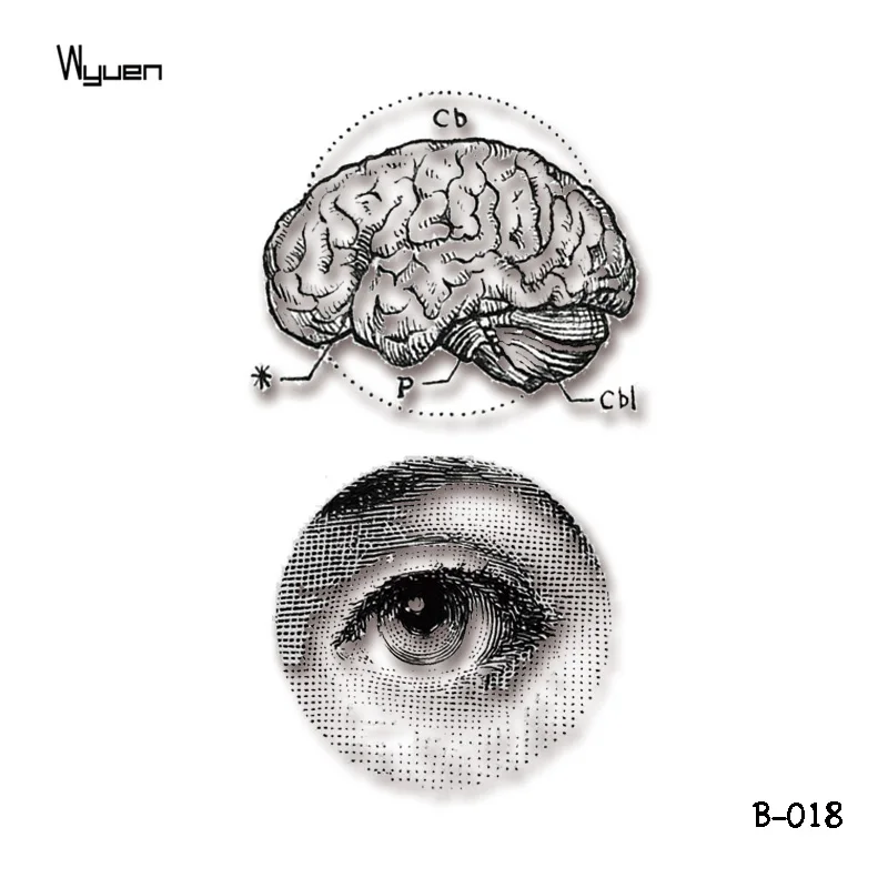 Временные тату наклейки Wyuen с сексуальной женщиной для тела и глаз взрослых боди