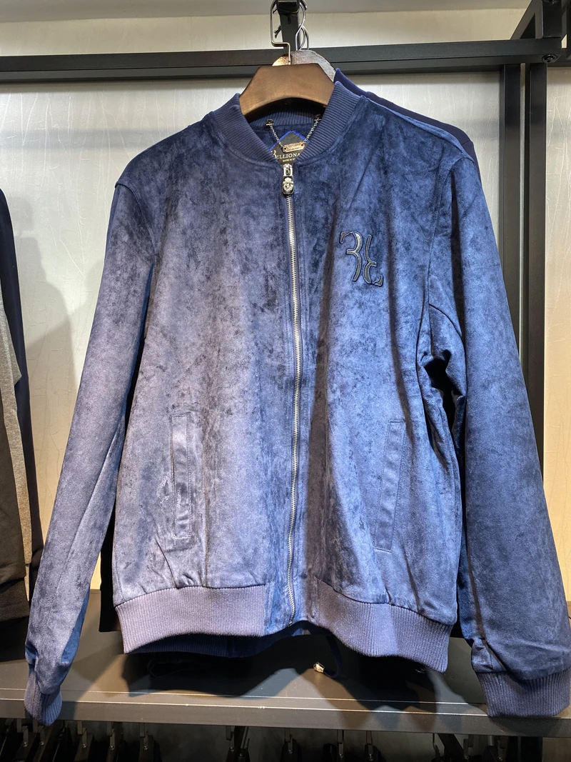

Billionaire jacket Snake skin men 2021 spring new fashion Casual high quality zipper gentleman Comfortable free shipping