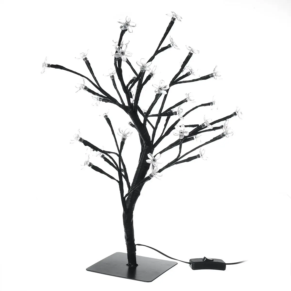 

48LED Cherry Plum Blossom Tree USB Light Table Lamps Night light Decorate For Home Indoor Bedroom Christmas Wedding Party Bar